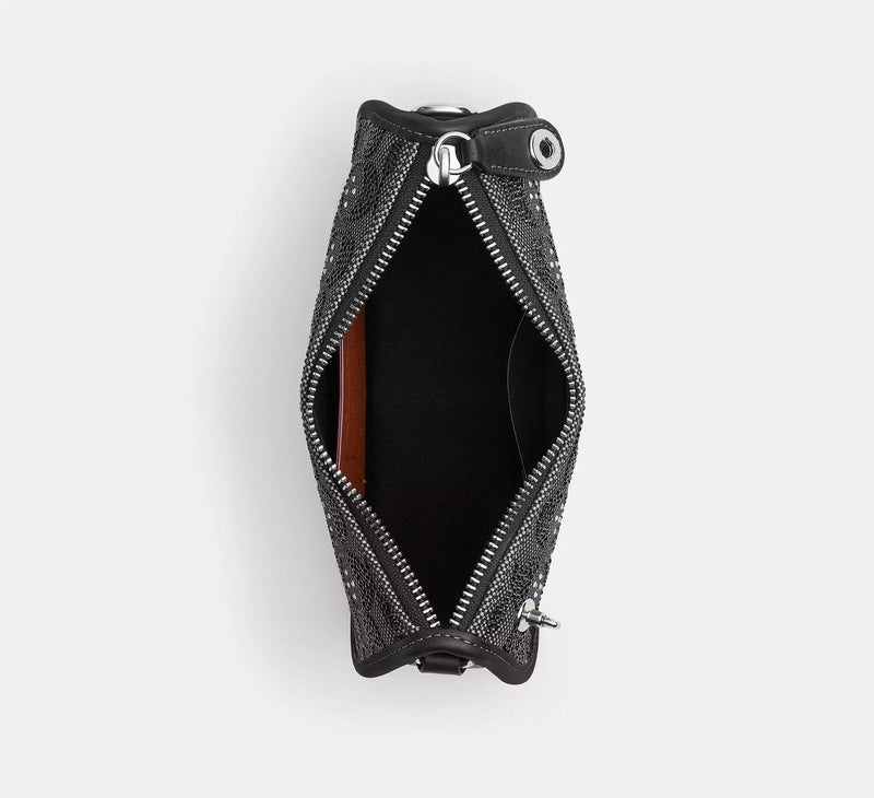 Swinger Bag 20 With Chain In Crystal Signature Jacquard